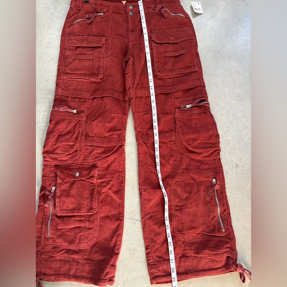 NWT Free People Last Time Stacked Cargo Corduroy Pants - Picture 16 of 16